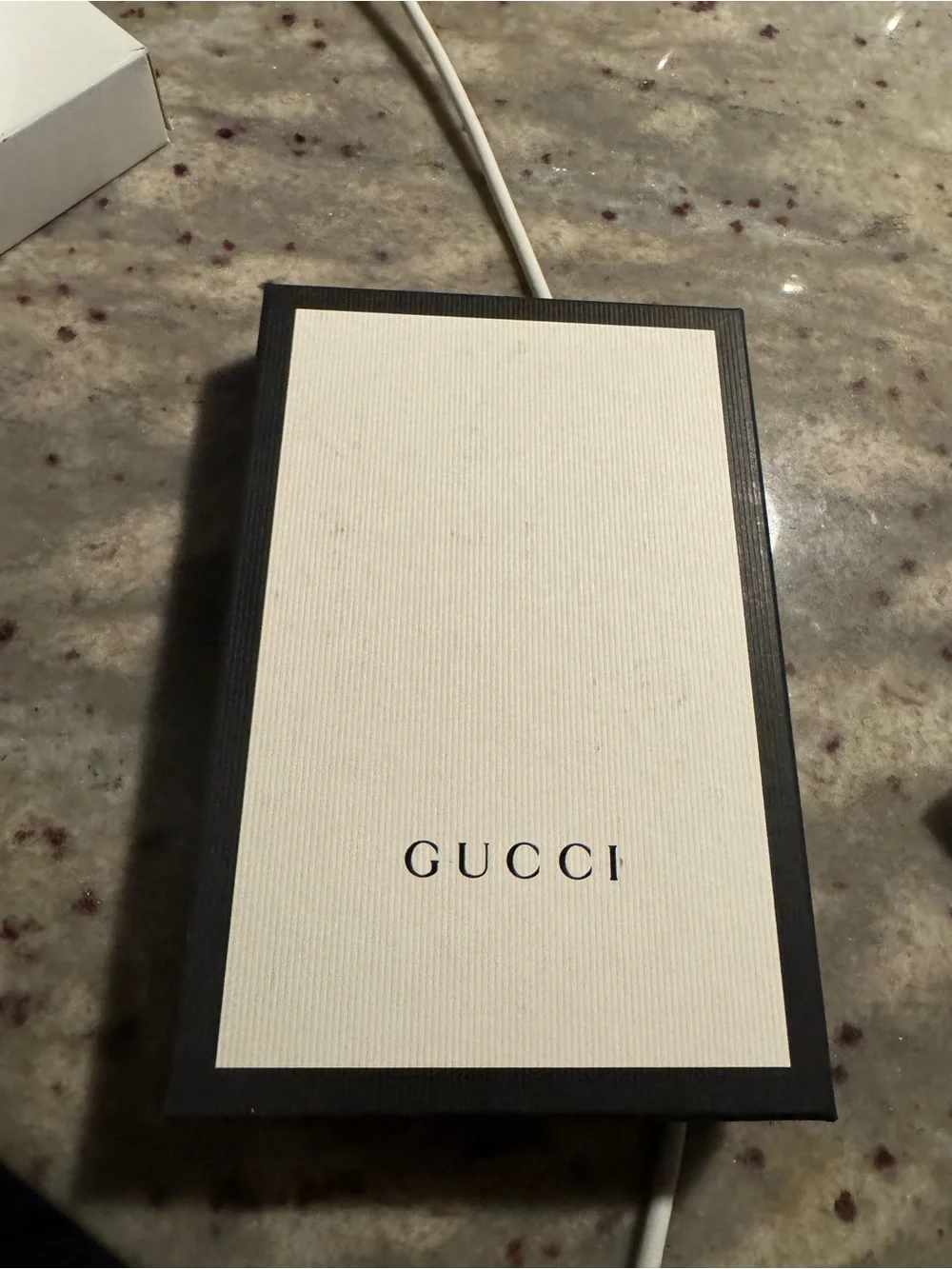 Gucci Beige GG Canvas Phone Case with Dark Brown Double G Accent